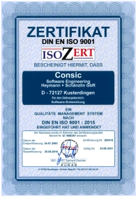 ISO-Zertifikat