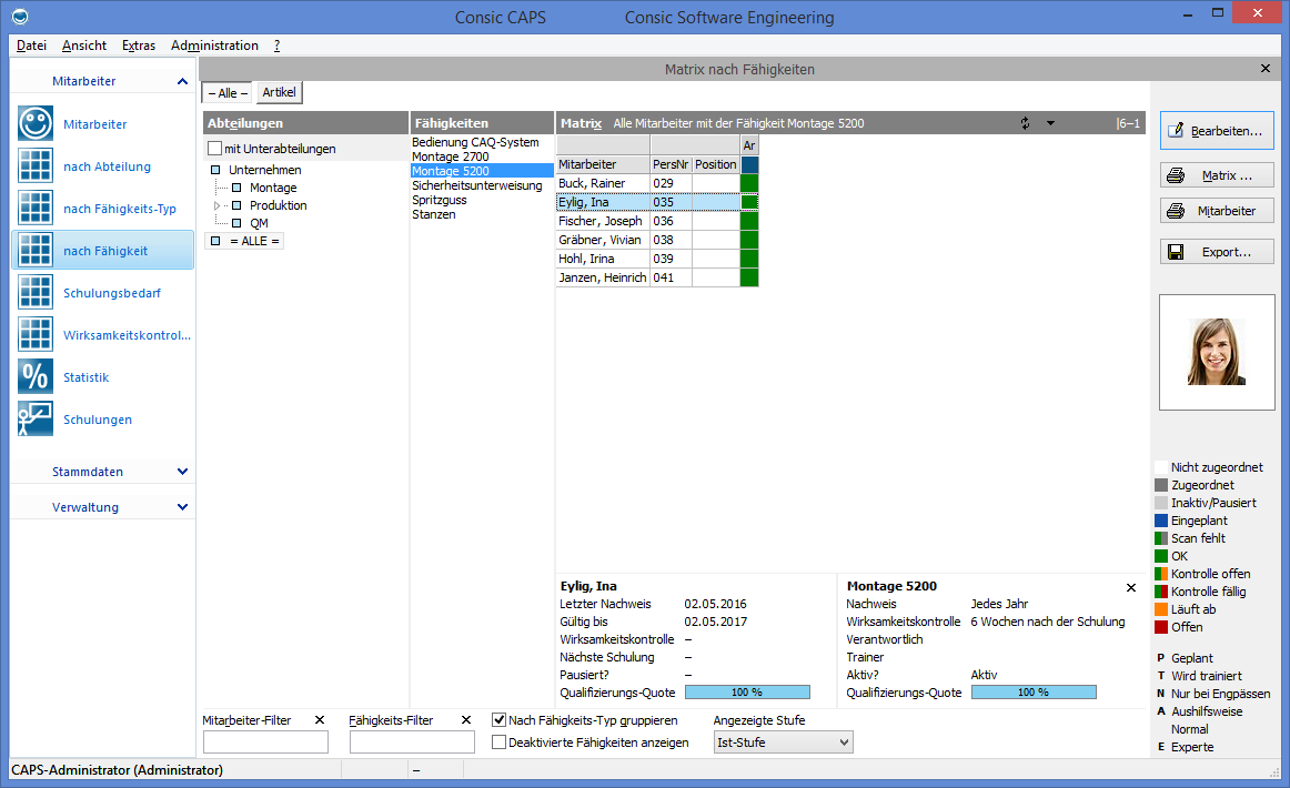 Einsatzplanung Screenshot